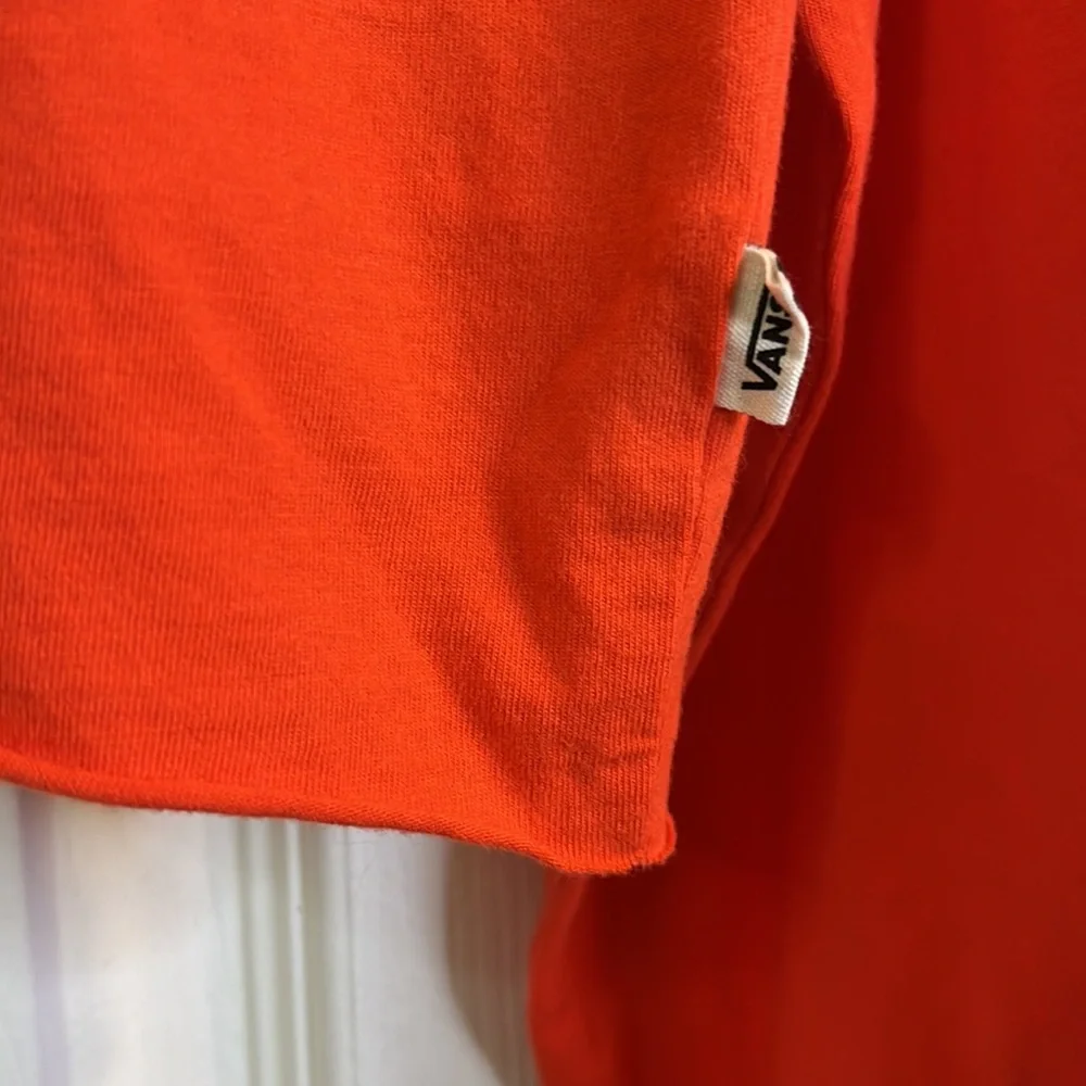 VANS Orange Cropped Graphic Shirt - Picture 3 of 7